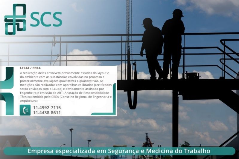 Laudo Ltcat Preço Taboão da Serra - Laudo Técnico de Condições Ambientais no Trabalho
