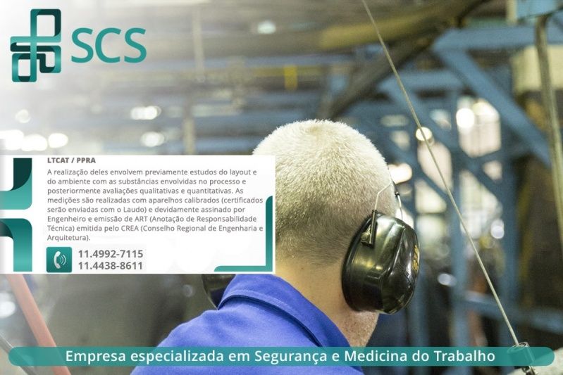 Ltcat em SP Preço Guarulhos - Laudo Técnico de Condições Ambientais no Trabalho